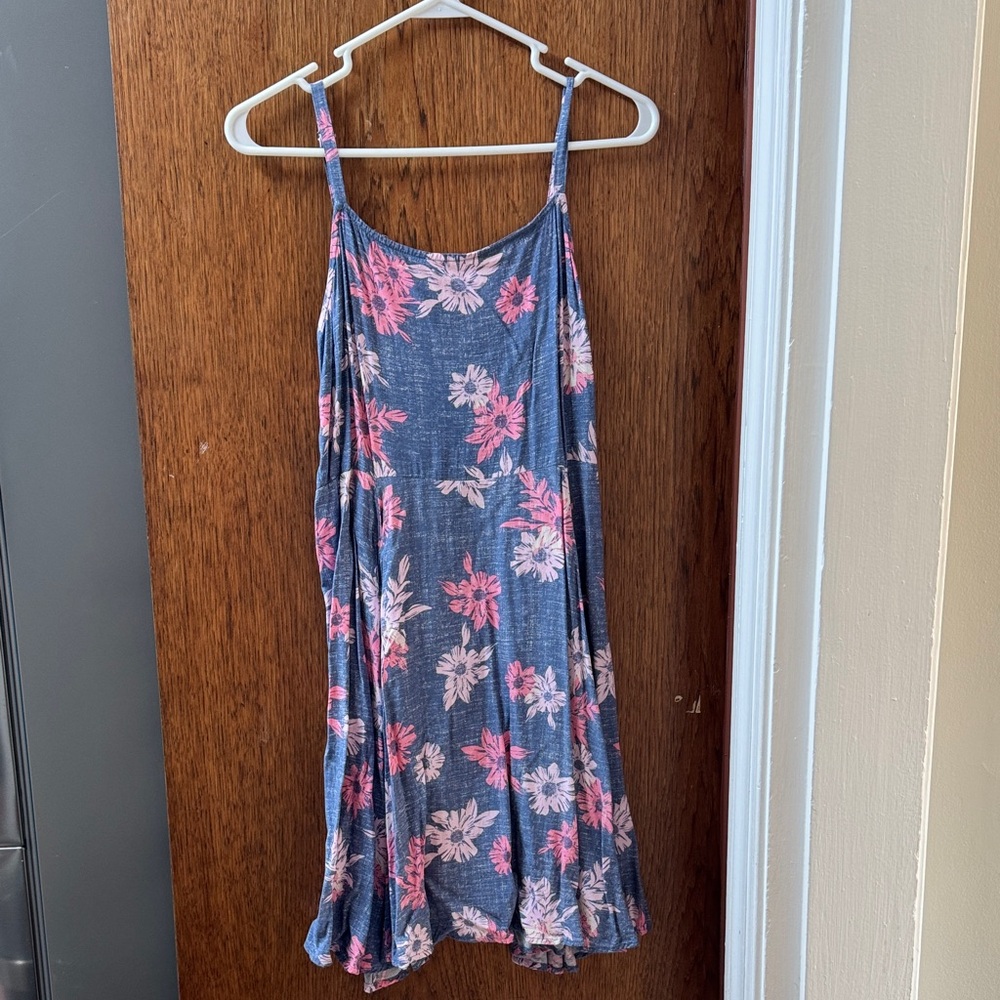 GAP Pink and Blue Floral Dress